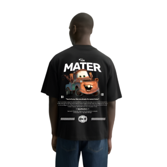 Oversized unisex T-shirt inspired CARS movie.