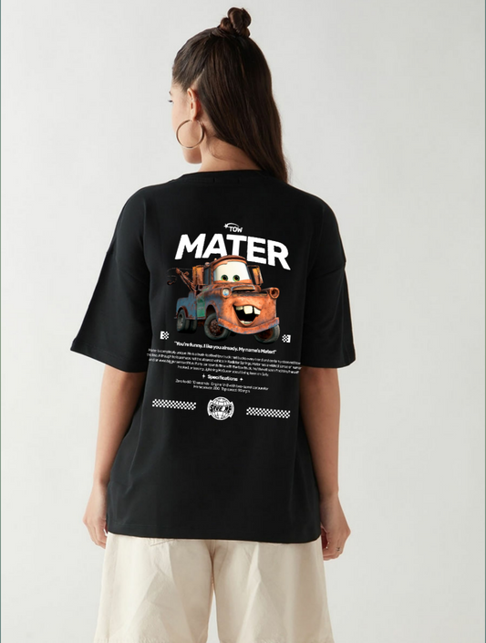 Oversized unisex T-shirt inspired CARS movie.